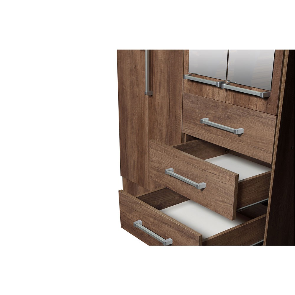 PLACARD 1.20M 4CAJ C/ESPEJO TRIO