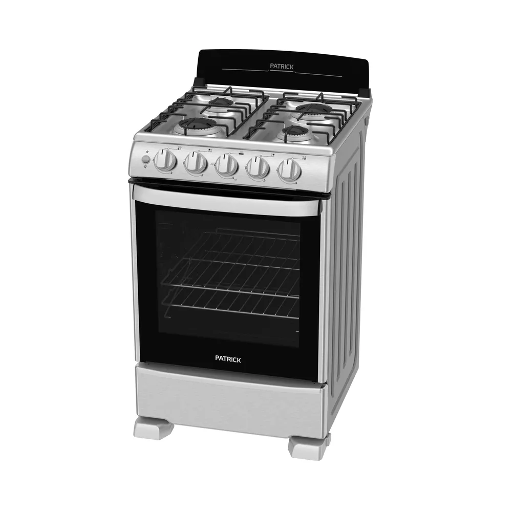 COCINA 4H LUZ/ENC 0.55M  INOX CP-6855 AI 5502AI