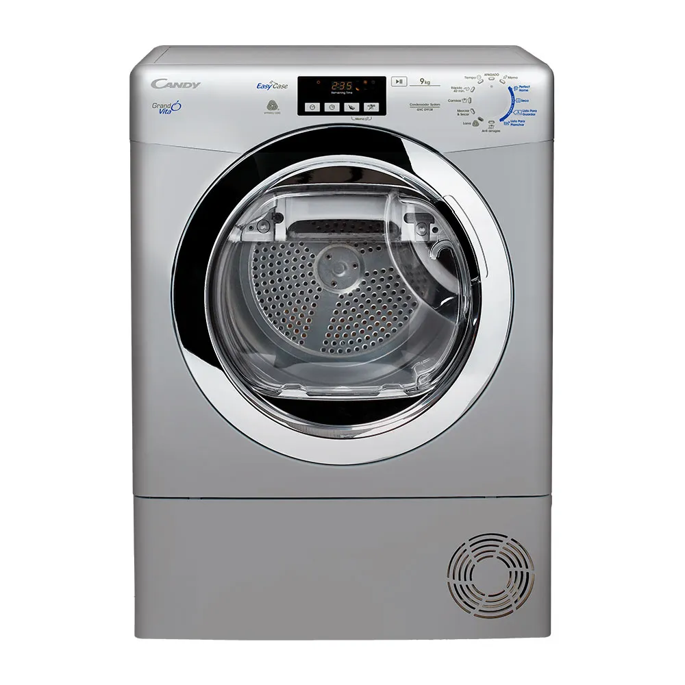 SECARROPAS DE CALOR 9KG C/CONDENS SILVER GVS C9DCERX-12